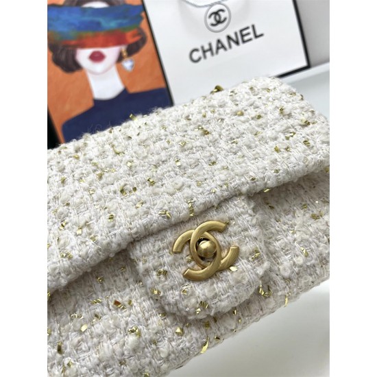 Chanel Classic Flap Tweed Collection (Small Size)