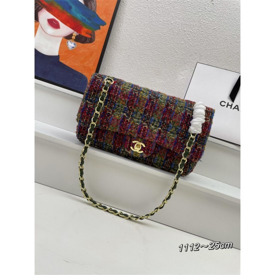 Chanel Tweed Wool Bag